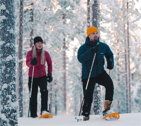 Snowshoeing in Finland