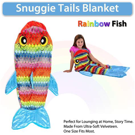 Snuggie Tails Rainbow Fish comfort