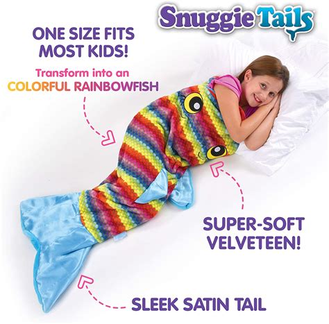 Snuggie Tails Rainbow Fish practicality