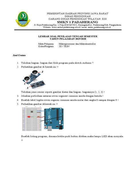 Soal Arduino