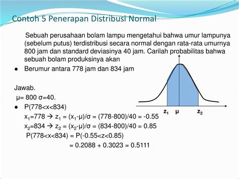 Soal Dan Pembahasan Distribusi Normal