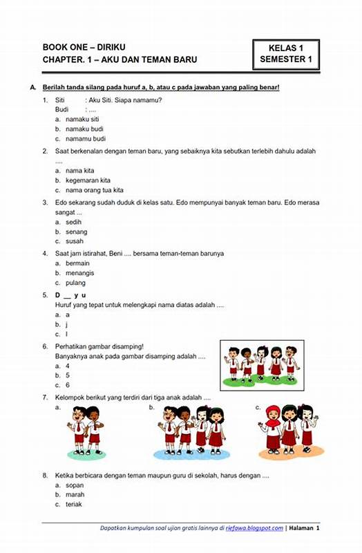 Soal PAS Tema 2 Kelas 3 Indonesia
