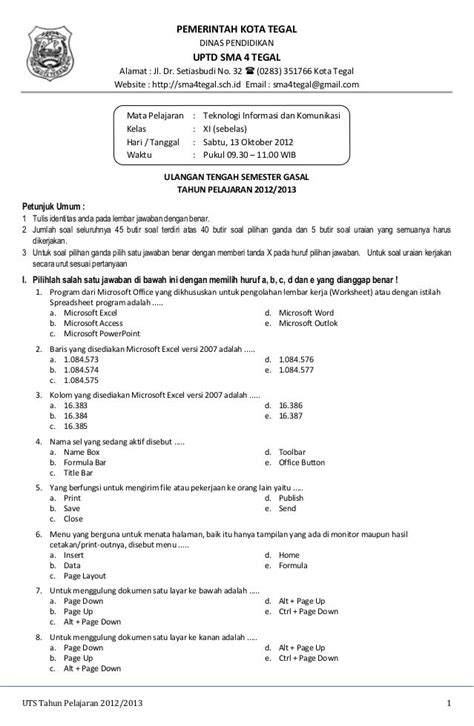 Soal Ujian Video Editing