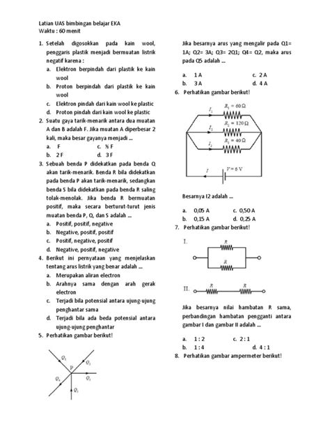 Soal UAS Fisika Kelas 9