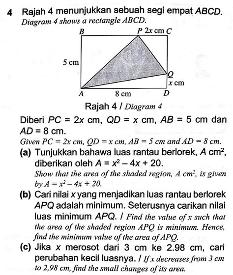 Soalan Addmath Form 5