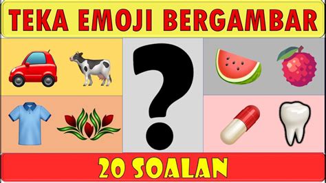 Soalan Teka Emoji