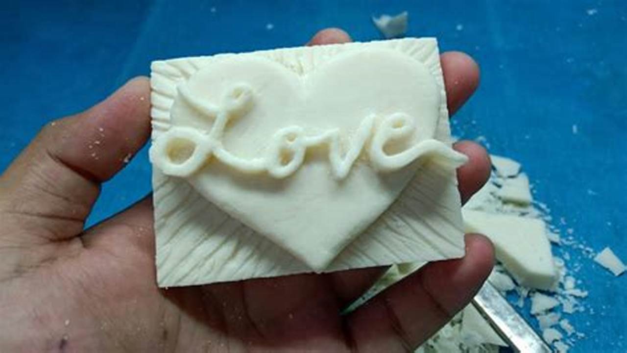 How to make a soap carving butterfly PERLA SOAP YouTube