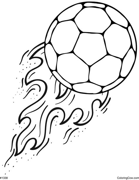 Soccer Ball Color Page