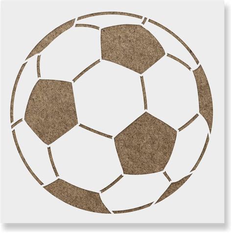 Soccer Ball Stencil Printable