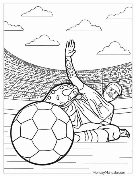 Soccer Color Page