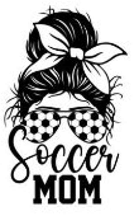 Download Soccer Mom Messy Bun Cut Files