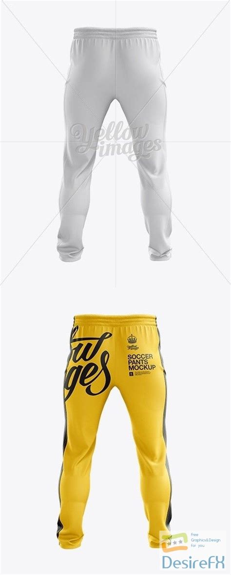 Soccer Pants Mockup Back View