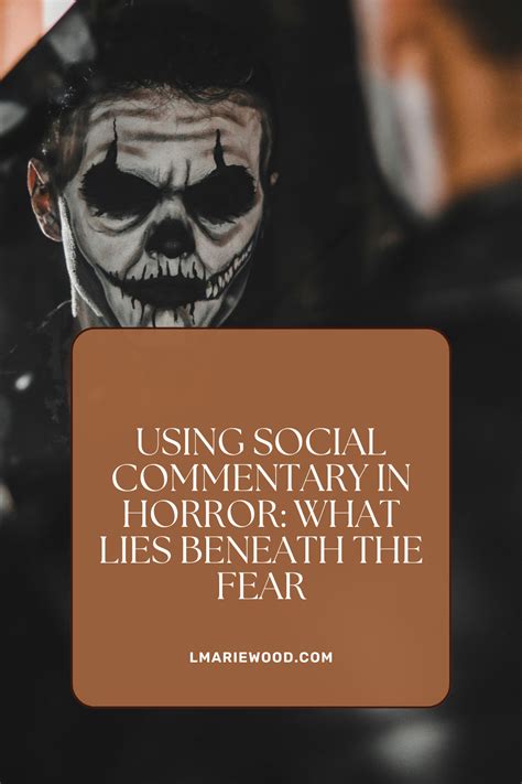 Image depicting the use of horror for social commentary