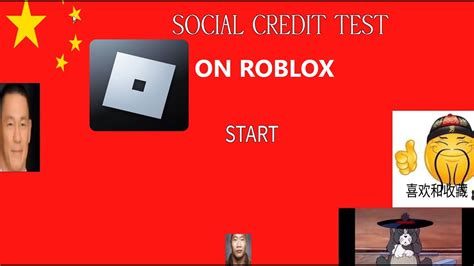 Social Credit Test - Roblox