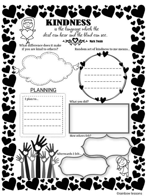 Social Emotional Learning Activities Worksheets