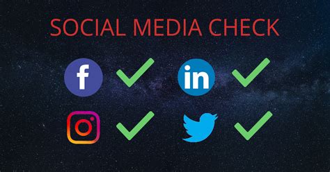 Social Media Check