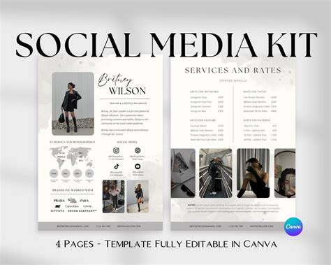 Social Media Kit Template