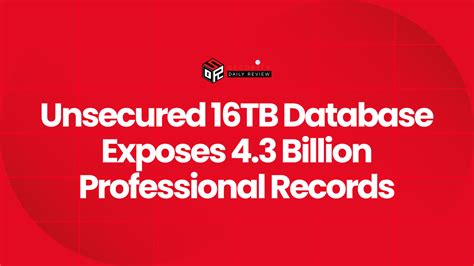 Social engineering and unsecured databases