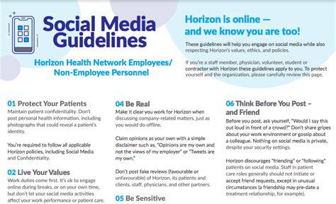 Social media guidelines