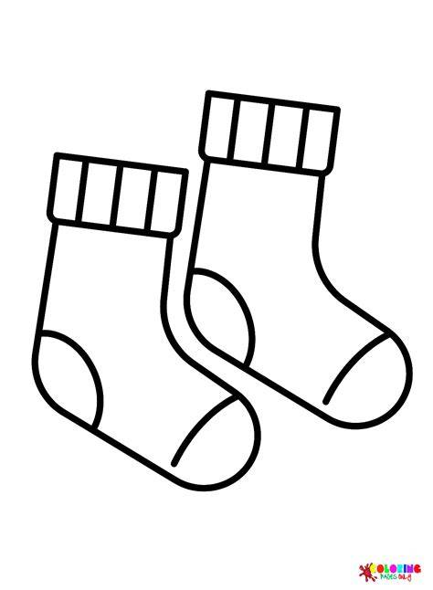Socks Coloring Page