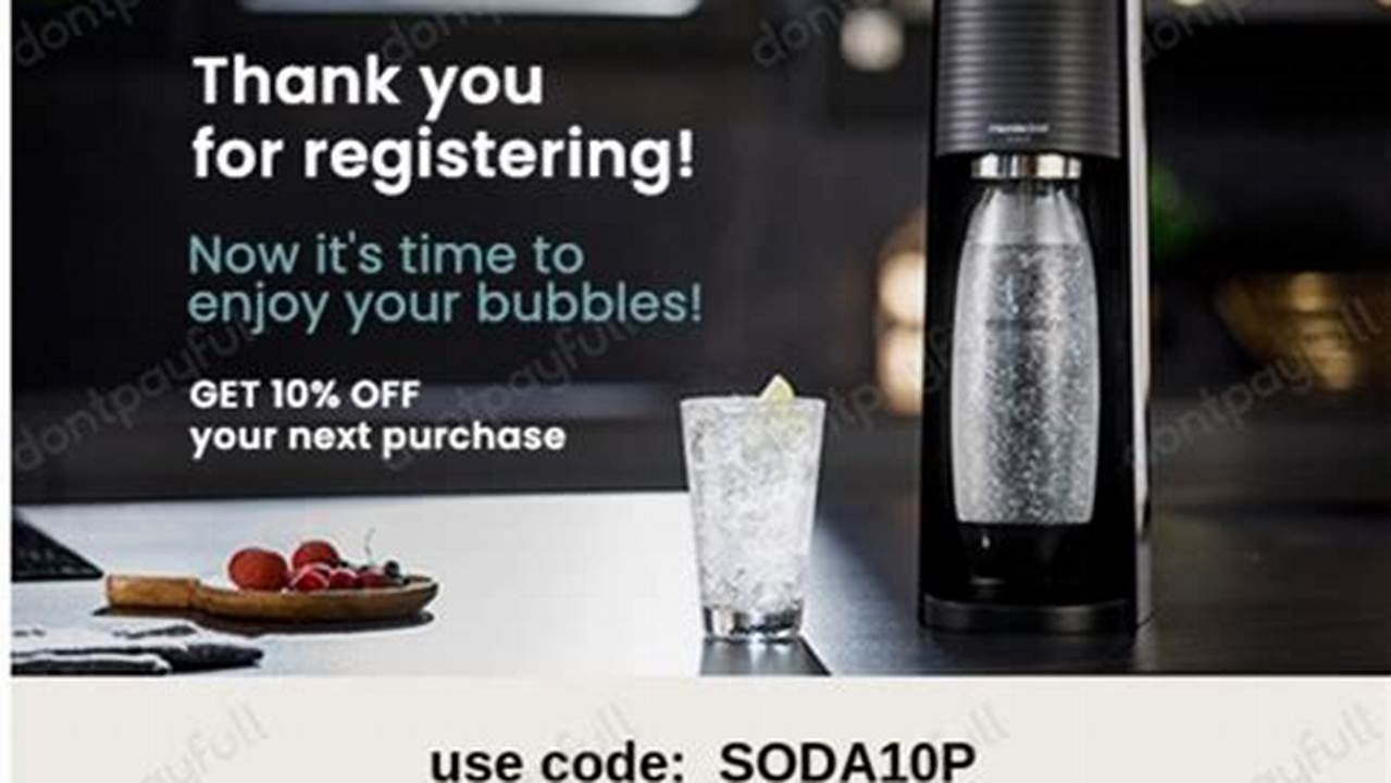 Sodastream Discount Code 2024