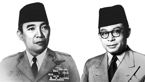 Soekarno and Hatta proklamasi kemerdekaan