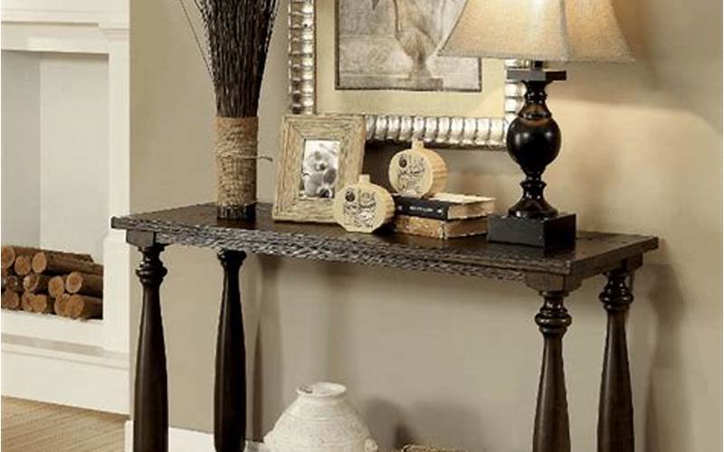 Sofa Table Decorative Items