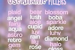 Soft Aesthetic Usernames for Roblox