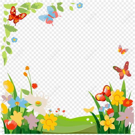 Download Soft Spring Clipart Frame Tags Commercial Use