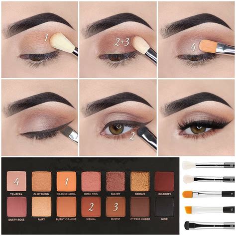 Soft glam makeup eyeshadow