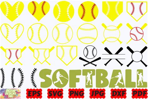 Download Softball Cut Files