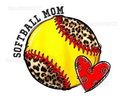 Download Softball Mom Leopard Easy Edite