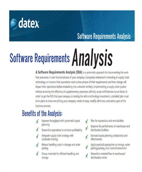 Software Analysis Template