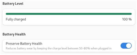 Software Battery Charge Controls