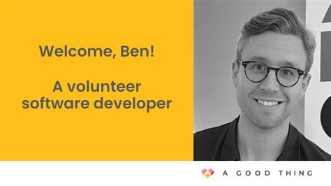 Software Developer Volunteer Work