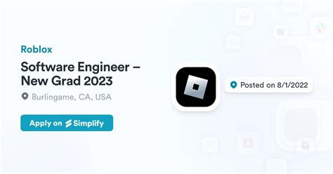 Software Engineer - New Grad 2023 at Roblox