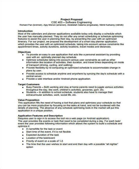 12+ Engineering Project Proposal Templates Word, PDF, Pages, Google