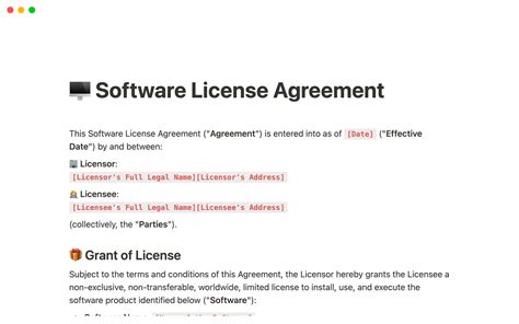 FREE 14+ Sample Software License Agreement Templates in PDF MS Word