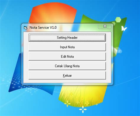Software Nota Service Gratis