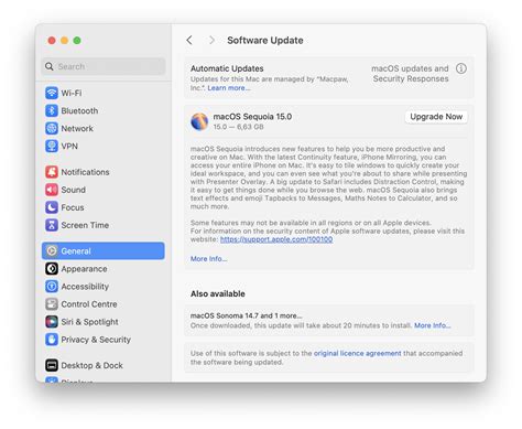 Mysterious Mac Malfunction: Unveiling the Reason Behind Software Update Not Appearing on Your Apple Device