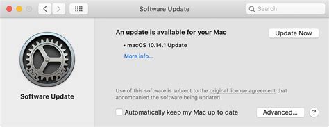 Software Update On Macbook