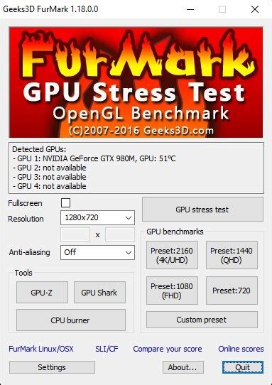 Software to Stress Test GPU in 2022