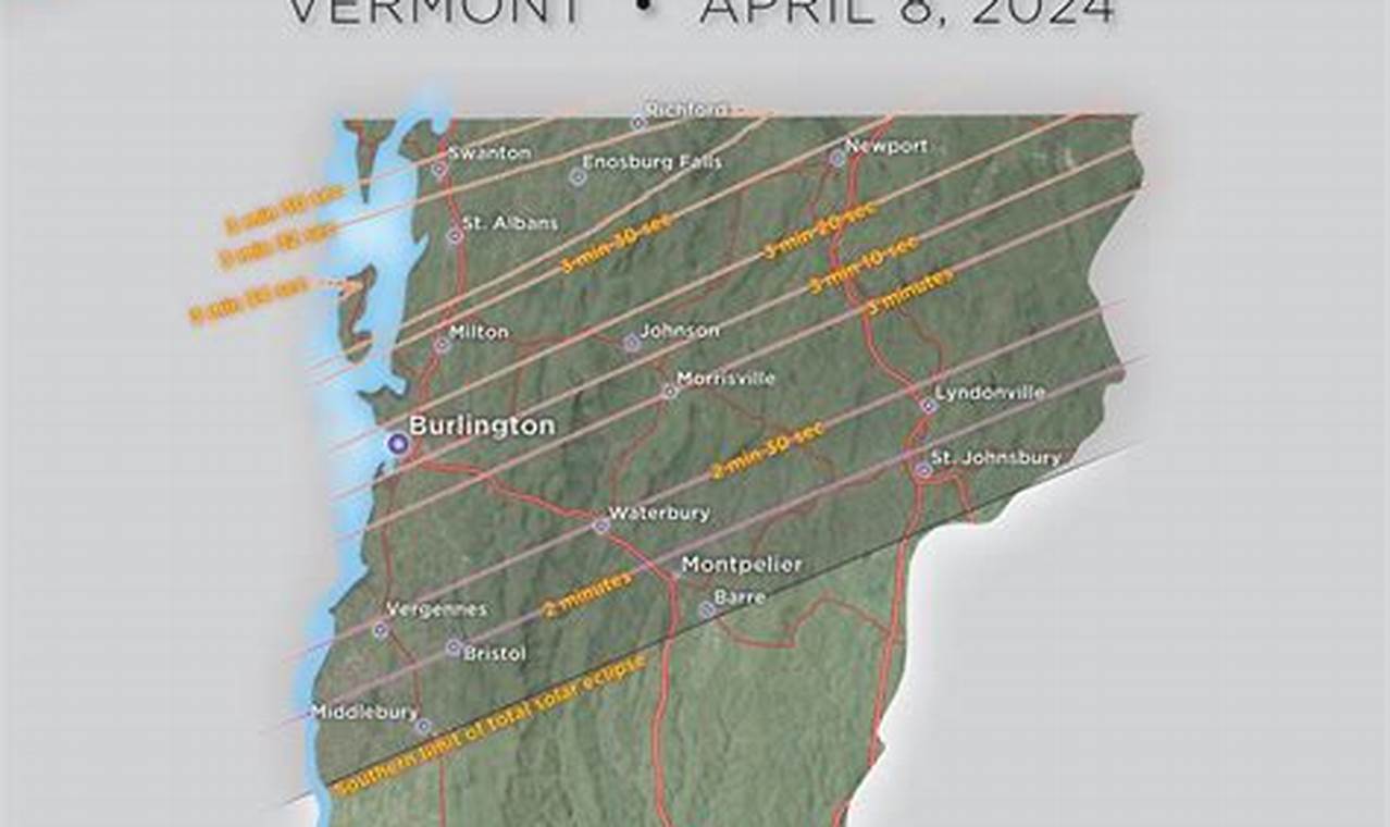 Solar Eclipse 2024 Path Of Totality Vermont