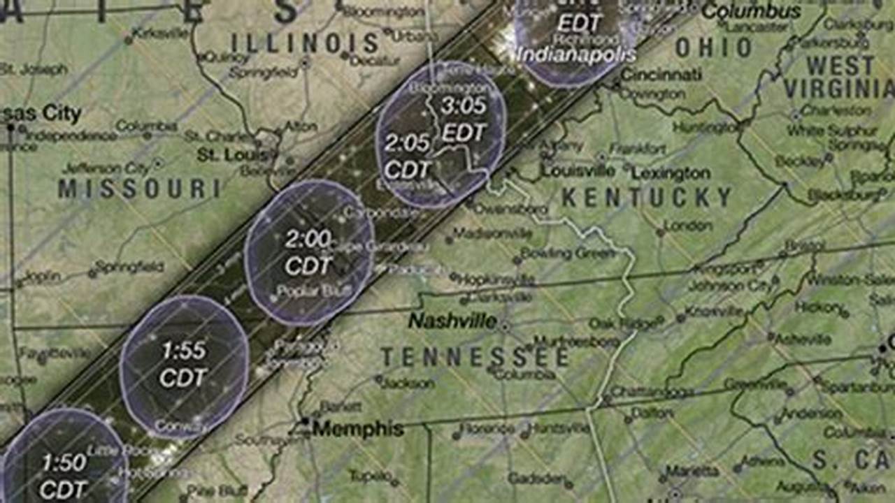 Solar Eclipse 2024 Tennessee Path