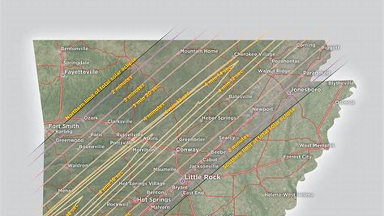 Solar Eclipse 2024 Time In Arkansas Zip Code Area