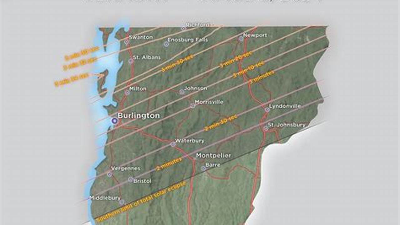 Solar Eclipse 2024 Timeline Map
