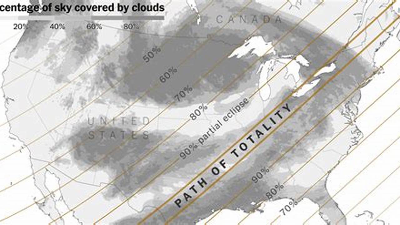 Solar Eclipse 2024 Weather Forecast Map