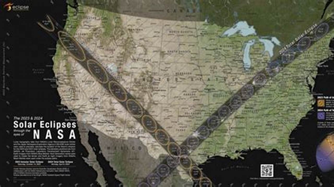 Solar Eclipse Schedule Map
