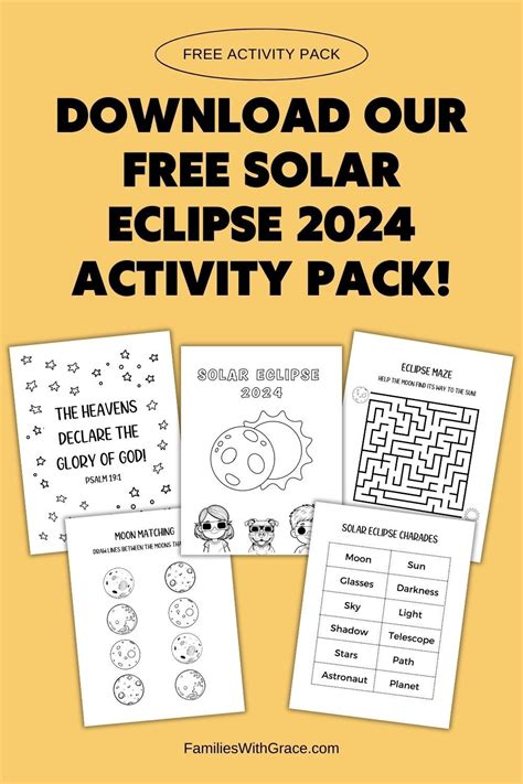 Solar Eclipse 2024 Printables