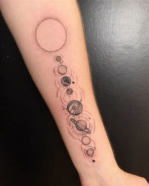 Solar System Tattoo